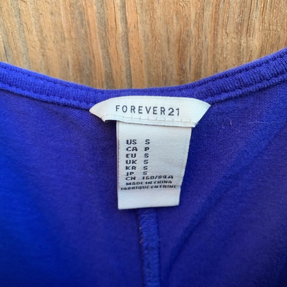 Forever 21 Vivid Blue Cutout Mini - Picture 5 of 7